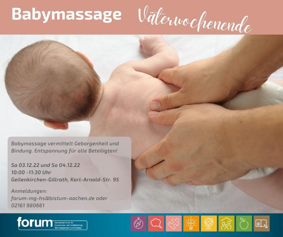 Babymassage-Wochenende (c) Forum MG HS