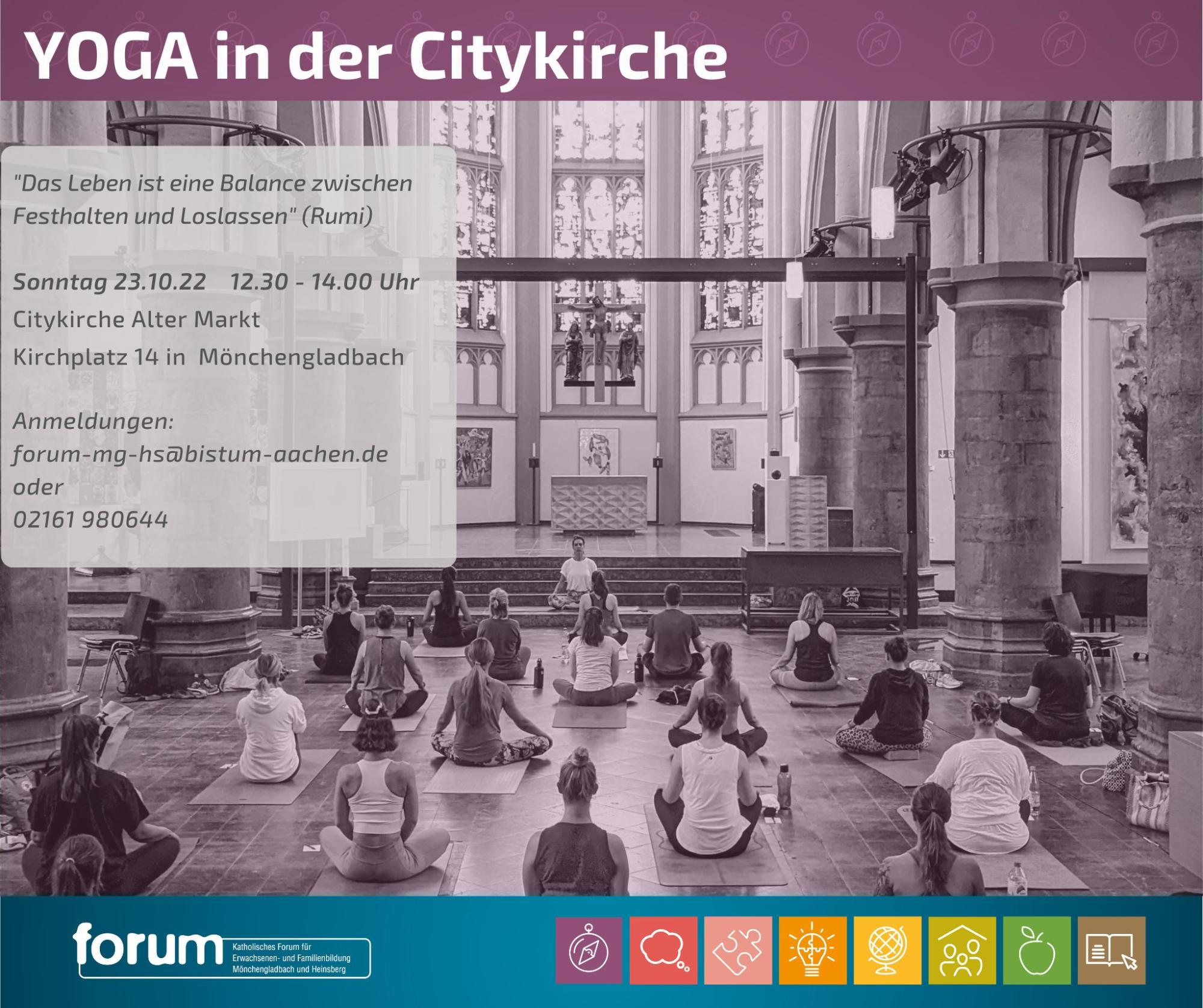 YOGA in der Citykirche (c) Forum MG HS